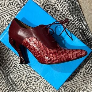 John Fluevog Red Heels Striking Design